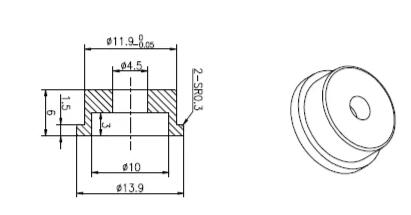 3mm Aluminum Mounting Hub 18027 drawing.jpg