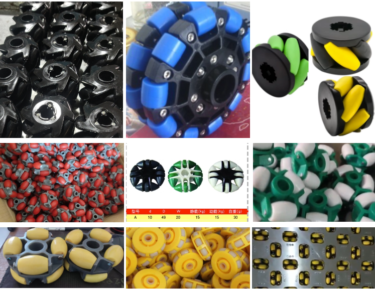 Polyurethane mecanum wheel for Conveyor System.png