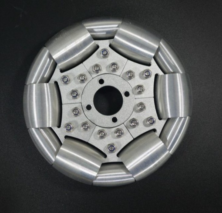 127mm Aluminum Single Omni wheel for Ball Balance Ballbot 14210.jpg