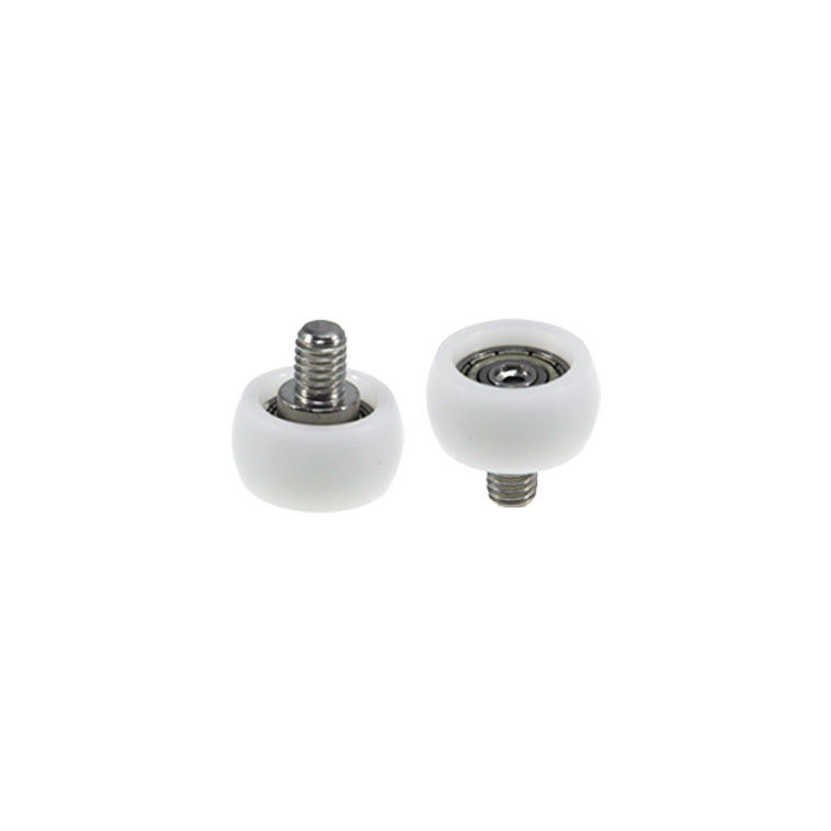 BSR60519-10C1L8M6 Temperature-Resistant Plastic Rollers Pulley with Screw for Extreme Conditions.jpg