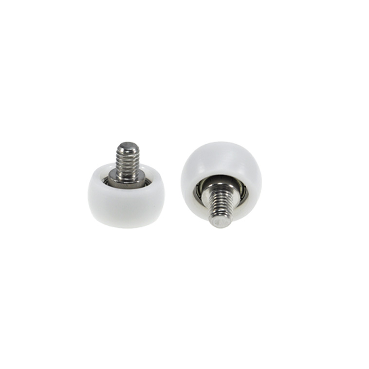 BSR60519-10C1L8M6 Temperature-Resistant Plastic Rollers Pulley with Screw for Extreme Conditions.jpg