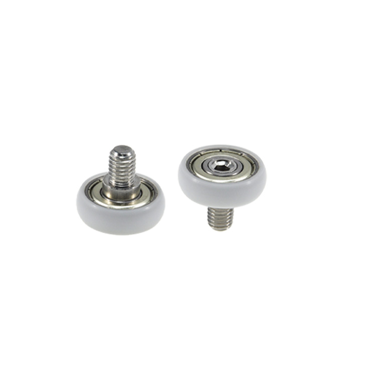 BSR60826-8C3L10M8 Durable Rubber-Coated Plastic Bearing with External Thread for Industrial Use.jpg