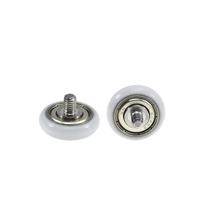 BSR60828-7C1L8M6 Lightweight Plastic Bearing with Rubber Coating and External Thread for Appliances.jpg
