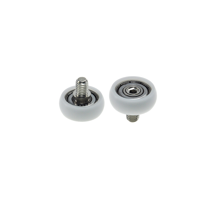 BSR60828-7C4L10M8 Heavy-Duty Rubber-Coated Bearing with External Thread for Production Lines.jpg