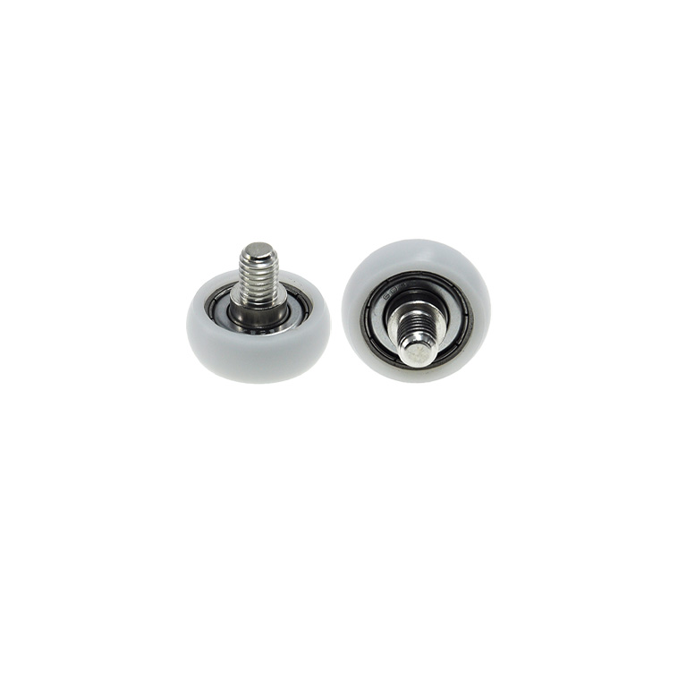 BSR60828-7C4L10M8 Heavy-Duty Rubber-Coated Bearing with External Thread for Production Lines.jpg