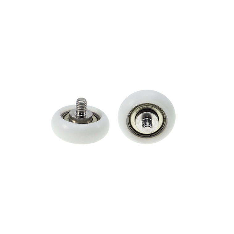 BSR60830-11C1L8M6 Precision-Made Plastic Bearing with Rubber Coating and External Thread for Automation Machines.jpg