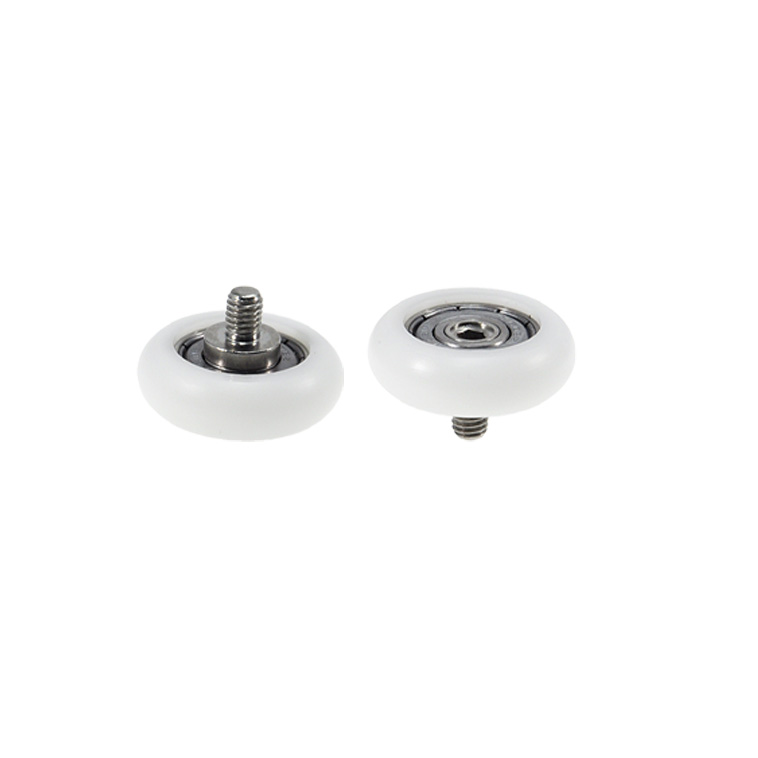 BSR60832-10C1.5L8M6 Wear-Resistant Rubber-Coated Plastic Bearing with External Thread for Long Lifespan.jpg