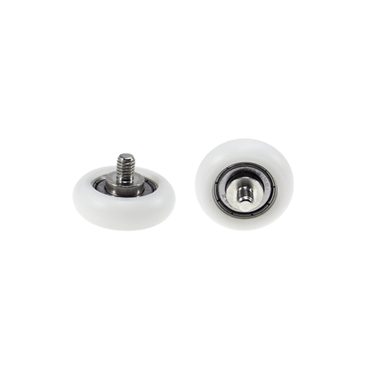 BSR60832-10C1.5L8M6 Wear-Resistant Rubber-Coated Plastic Bearing with External Thread for Long Lifespan.jpg