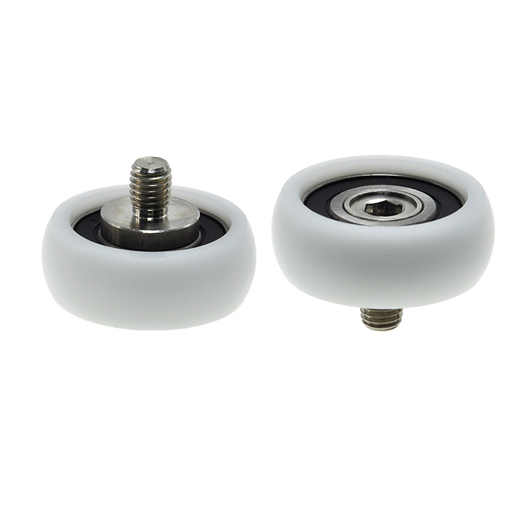 BSR620350-18C2L12M10 M10x50x18mm Plastic ball screw roller bearing 2RS nylon pulley, suitable for various screws.jpg BSR620350-18C2L12M10 M10x50x18mm Plastic ball screw roller bearing 2RS nylon pulley, suitable for various screws.jpg