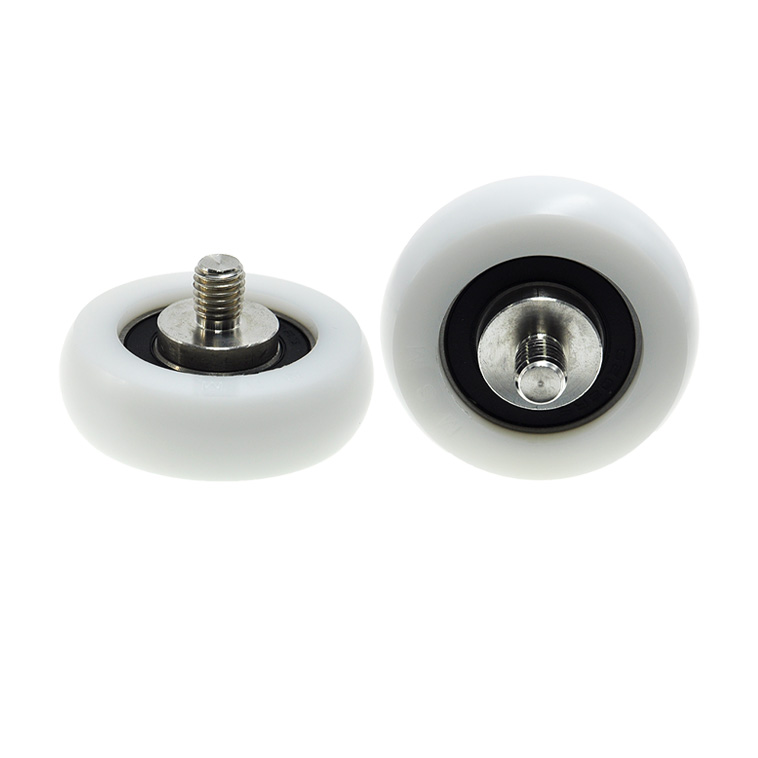 BSR620360-18C2L12M10 M10x60x18mm Plastic roller bearing 2RS seal, Pom nylon pulley rubber wheel ball thread.jpg BSR620360-18C2L12M10 M10x60x18mm Plastic roller bearing 2RS seal, Pom nylon pulley rubber wheel ball thread.jpg