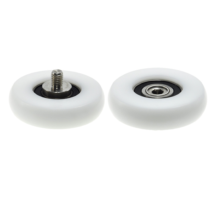 BSR620375-18C2L12M10 M10x75x18mm Plastic ball roller bearings, nylon pulley bearing M10screws.jpg BSR620375-18C2L12M10 M10x75x18mm Plastic ball roller bearings, nylon pulley bearing M10screws.jpg