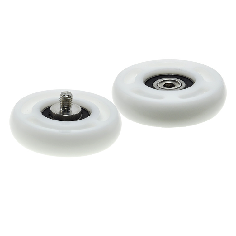 BSR620384-19C2L12M10 M10x84x19mm Polyoxymethylene nylon (POK) industrial rollers with 10mm spiral roller bearings.jpg BSR620384-19C2L12M10 M10x84x19mm Polyoxymethylene nylon (POK) industrial rollers with 10mm spiral roller bearings.jpg