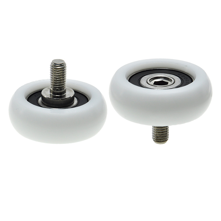 BSR630260-20C2L20M10 M10x60x20mm Plastic roller bearing 2RS seal Pom nylon pulley rubber wheel ball thread.jpg BSR630260-20C2L20M10 M10x60x20mm Plastic roller bearing 2RS seal Pom nylon pulley rubber wheel ball thread.jpg