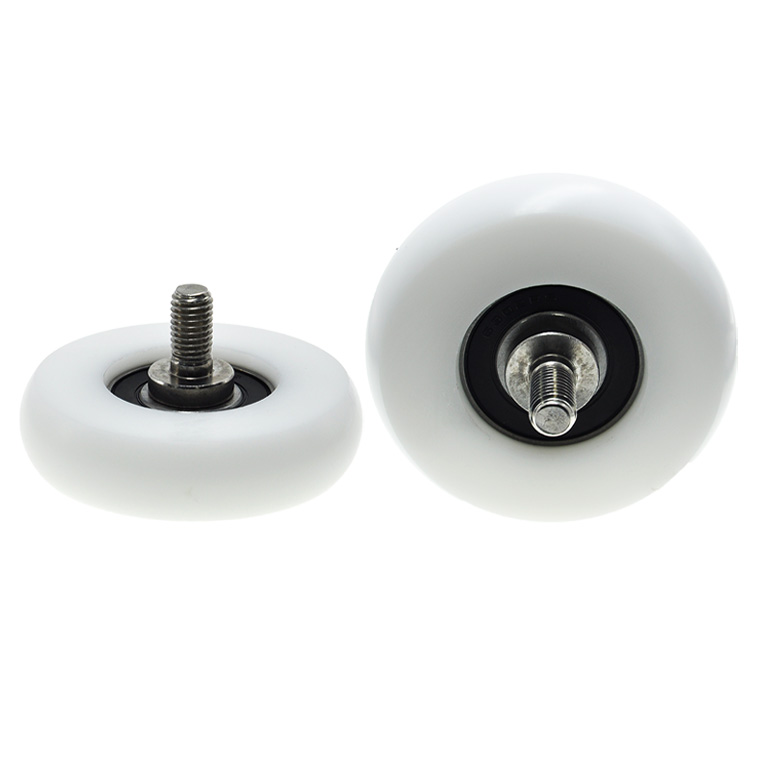 BSR630280-20C2L20M10 M10x80x20mm Polyoxymethylene nylon (POK) industrial rollers with 10mm spiral roller bearings.jpg BSR630280-20C2L20M10 M10x80x20mm Polyoxymethylene nylon (POK) industrial rollers with 10mm spiral roller bearings.jpg